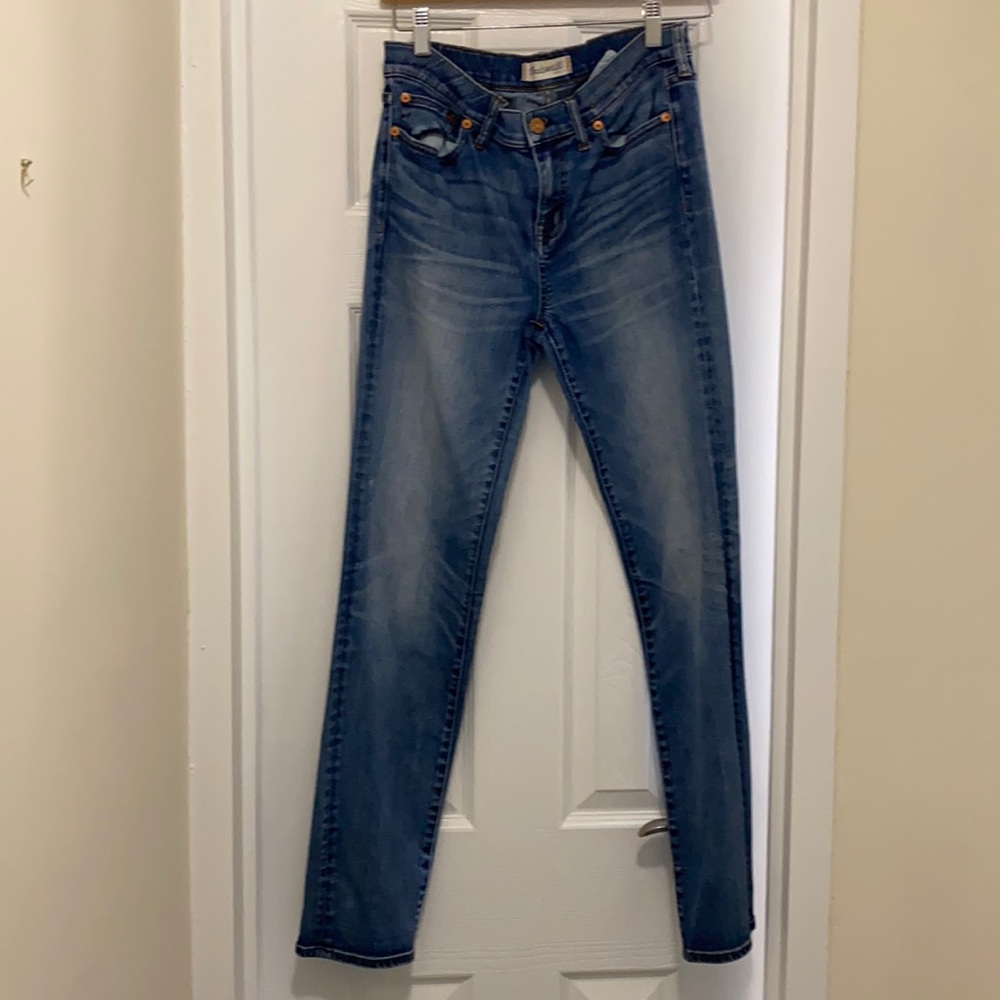 Madewell alley straight jeans, size 29
